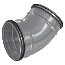 Rörböj 125/45 Flexit